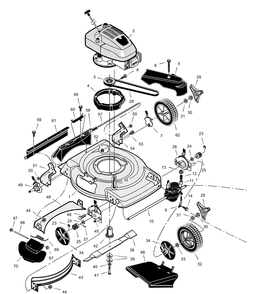 Part Location Diagram of F-020452L Murray Book, Instruction